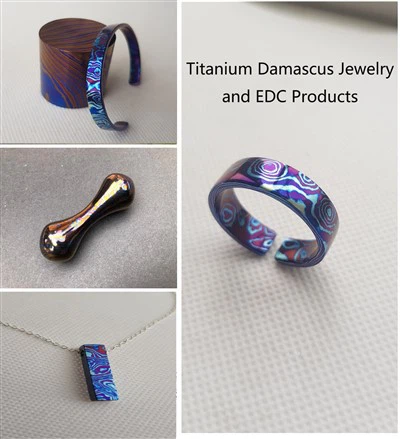 Титанов прът от Дамаск (ti Damascus Rod)